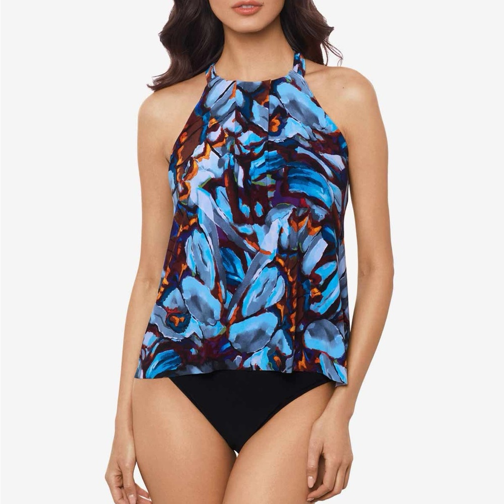 Miraclesuit magic suit Esme Tankini Top in Monarch
